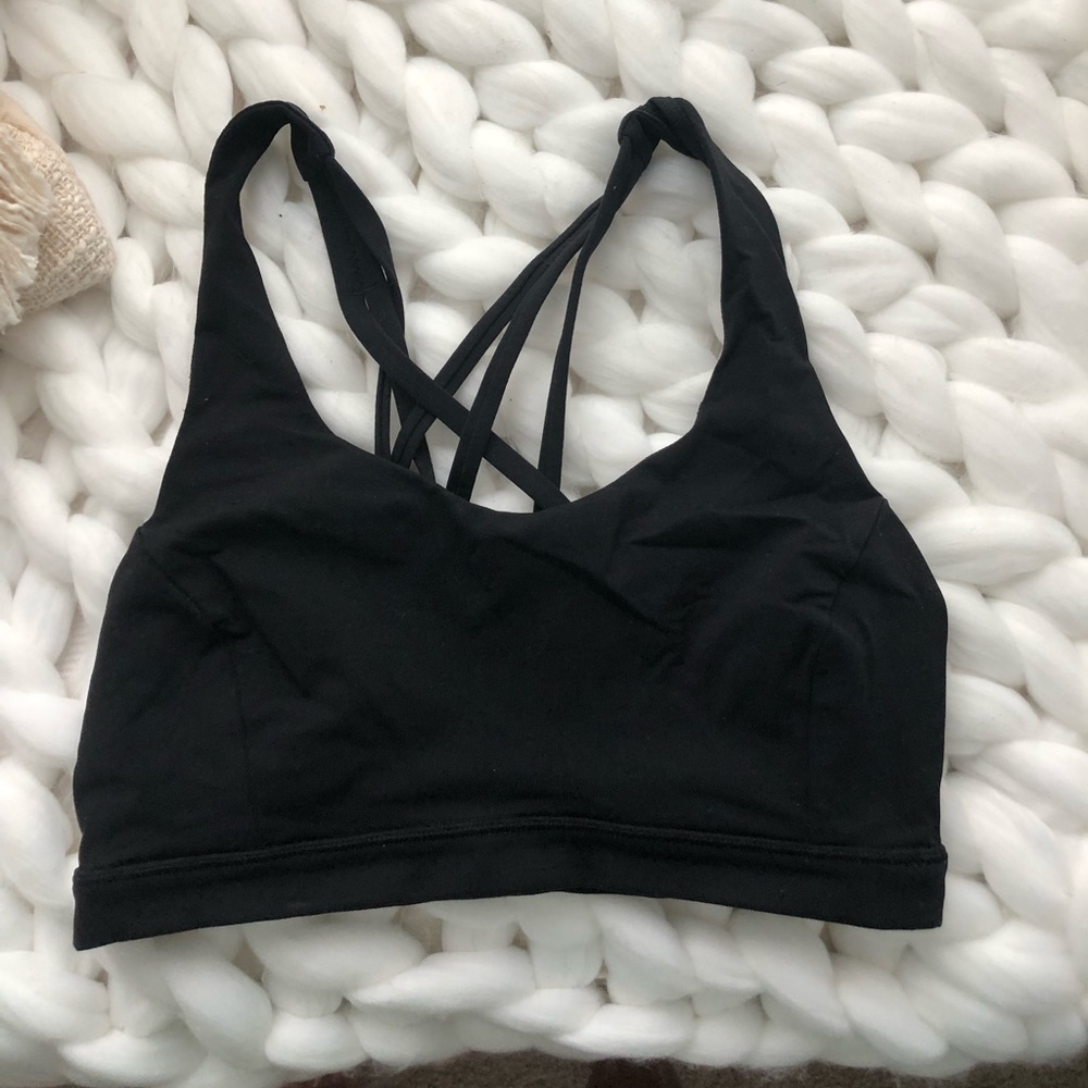 Black lululemon bra